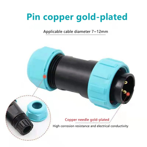 ขั้วต่อกันน้ำ IP68สายไฟ LED กลางแจ้ง2 3 4 5 7 9 12Pin แผงพลังงานเมาท์ SP21ปลั๊กตัวเชื่อมต่อตัวผู้ตัวเมีย - Product Image 4