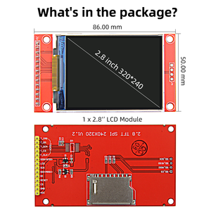 Modulo schermo LCD personalizzato da 2.8 pollici TFT 320*240 ILI9341 Display LCD SPI - Product Image 5
