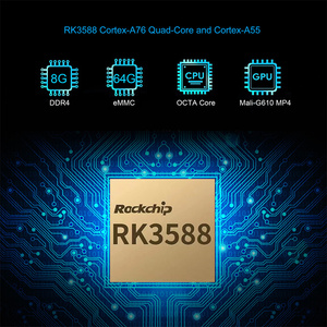 OEM akıllı Rockchip RK3588 Octa çekirdek gerçek 8K TV kutusu HD girişi çıkışı 4GB RAM DDR4 Linux Android 12 TV kutusu - Product Image 5