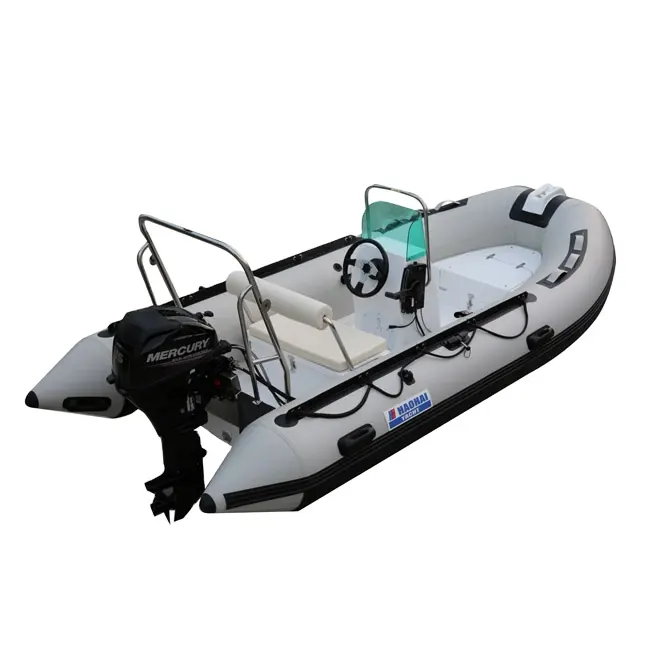 Bateau gonflable en fibre de verre, 50 m, 11,8 pieds, 360cm, pour moteur hors-bord