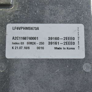 Brand-new Sonata 9 Engine Computer Board Hybrid Elantra <strong>K5</strong> ECM K4 K7 KX4 5 7 39161-2EEE0 ECU <strong>Control</strong> Module -2EEK0 - Product Image 2