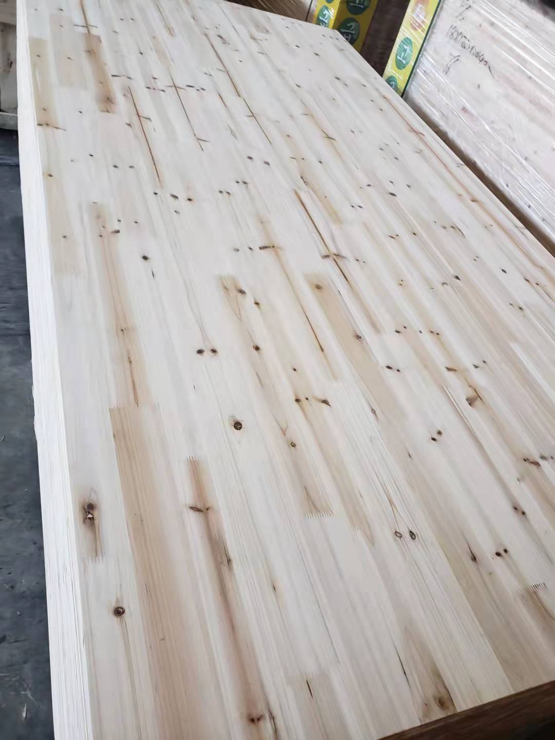 finger joint rubber wood finger joint board 1220x2440x18mm Pine/rubber for furniture