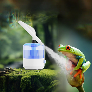 Simulated Rainforest <strong>Humid</strong> air Round Shape Household Top Filling Led H2o Humidifiers Reptile Pet Humidifiers - Product Image 1