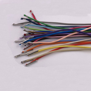 Cordón elástico de poliéster de 2mm al por mayor/cuerda para cuaderno con extremo de metal/clip de púas de dos extremos/gancho/puntas - Product Image 5