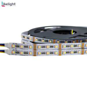 RGBWW LED ışık şeritler 5 in 1 60leds/m esnek işık şeridi Smd5050 RGB + CCT DC12V IP20 IP67IP68 tam renkli - Product Image 4