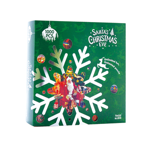 Tùy Chỉnh Có Thể Tái Chế Tông Ghép Hình Câu Đố 1000PC Giáng Sinh Chủ Đề Dành Cho Người Lớn Câu Đố Đặt Hàng Số Lượng Lớn Bán Buôn - Product Image 3