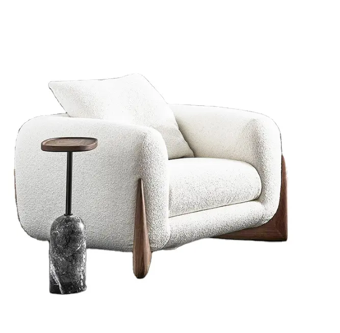 Диван на одно/два/три сиденья, диван в стиле ваби-Саби, скандинавский простой диван из цельного дерева, небольшой диван из ясеня в японском стиле, кремовый