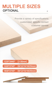 4x8 <strong>MDF</strong> Boards 9mm/12mm/18mm <strong>MDF</strong> <strong>Sheet</strong> <strong>1</strong>/2' Raw Laminated Boards Medium Density Board - Product Image 5
