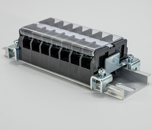 Sced nhà máy bán buôn ulce khối thiết bị đầu cuối với bìa 600V 20A 7 cực 9.50 mét PC đường sắt khối thiết bị đầu cuối - Product Image 4