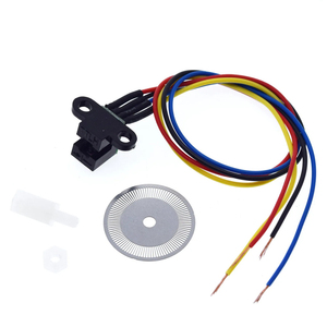 Sensore di velocità fotoelettrico codificatore codice disco ruota per Smart Car 5V - Product Image 1