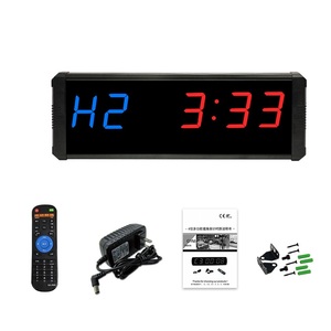 Design nuovo di zecca 4 pollici 6 cifre LED palestra allenamento digitale Fitness Timer conto alla rovescia pugilato allenamento intervallo Timer orologio - Product Image 4