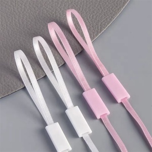 Multi Color Garment <strong>String</strong> Stopper Plastic Cord Rope Lock Seal Tag Hang Tag <strong>String</strong> Labels for Clothing - Product Image 1