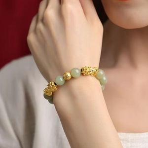 Wealth PiXiu Bracelet <strong>for</strong> Women Infused With Prosperity Energy, Brings Serenity &amp; <strong>Luck</strong> Six Syllable Mantra <strong>Jade</strong> Beaded Bracelet