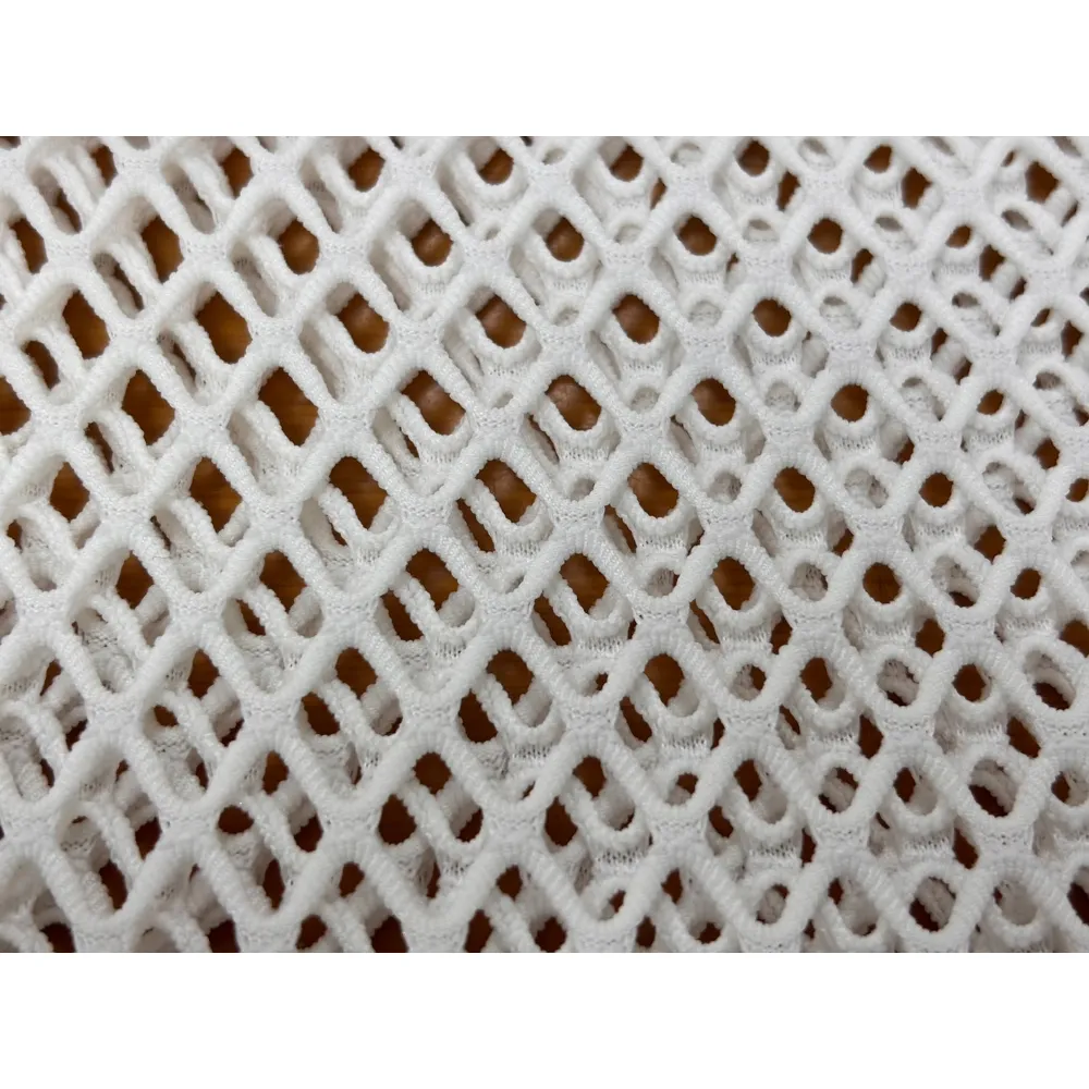 93% Nylon 7% spandex breathable custom wholesale price knitted jacquard fabric mesh fabric