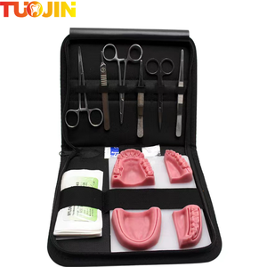 Dental Surgical Suture Training <strong>Kit</strong> Suture Practice <strong>Model</strong> Training Pad Scissors Tool Teaching <strong>Equipment</strong> Skin Operate <strong>Kit</strong> - Product Image 1