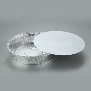 Food Grade Round Aluminum Foil Pans 1300ml Large and Durable for Buffet - Product Image 1