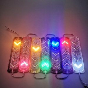 Светодиодный RGB-модуль, 12 В, RGB-индикатор направления стрелки, светодиодный модуль вспышки, Автомобильные светодиодные сигнальные огни, высокая яркость - Product Image 4