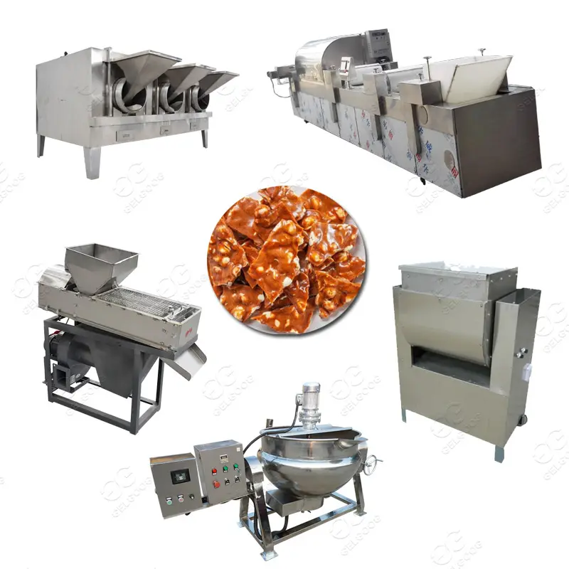 Máquina de procesamiento de semillas de sésamo, cereales, proteína, Granola, máquina para hacer nueces, equipo de procesamiento, cacahuete, quebradizo, precio de fábrica