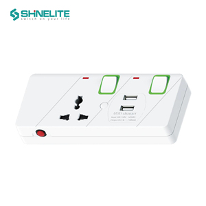 SHINELITE工厂价格扩展插座，带usb和UK 13A保险丝插头 - Product Image 6
