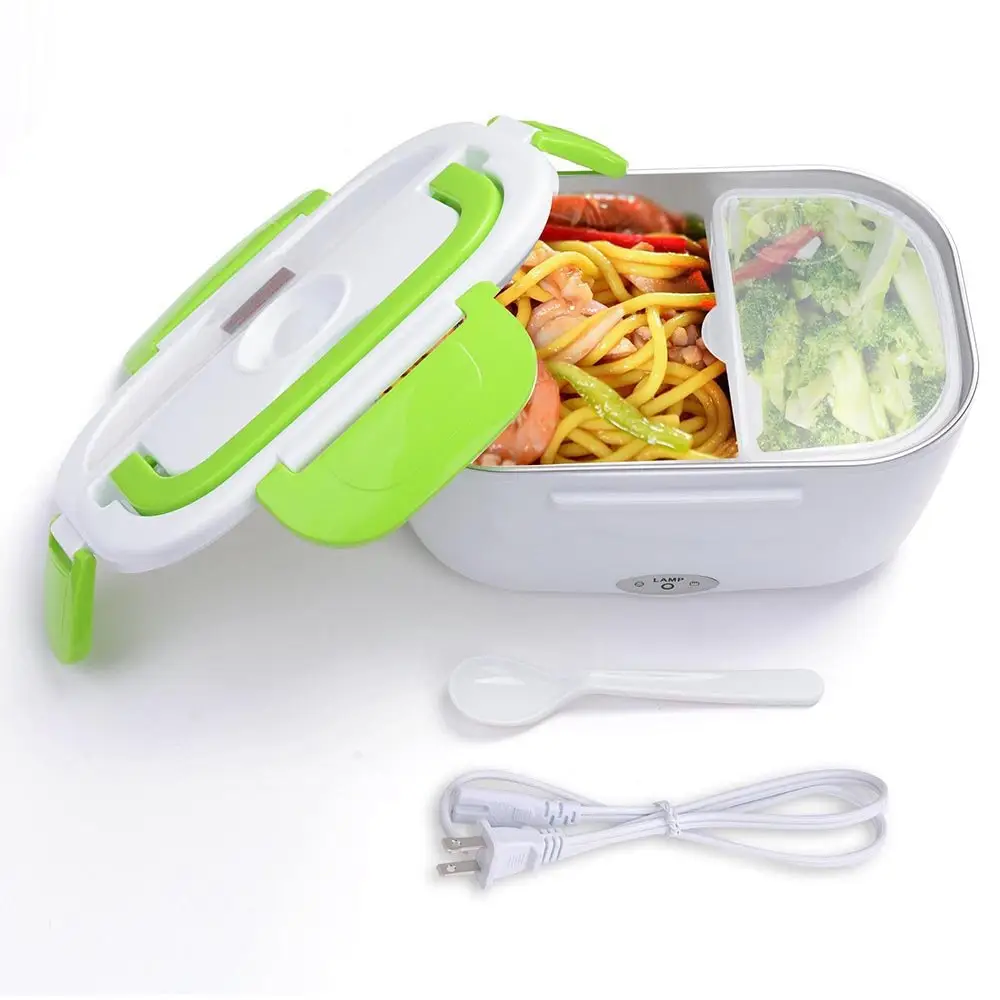 Mini boîte à déjeuner portable, portable en plastique, avec chauffage électrique de la soupe