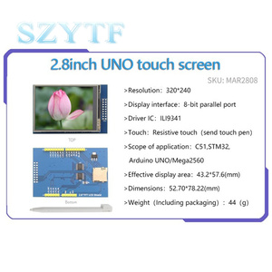 Modulo LCD schermo LCD TFT da 2.8 pollici per scheda Arduino UNO R3 e supporto Mega 2560 con penna Touch Gif