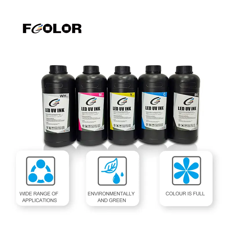 빠른 경화 Led UV 경화 잉크 엡손 DX5 프린터 UV 잉크 가격