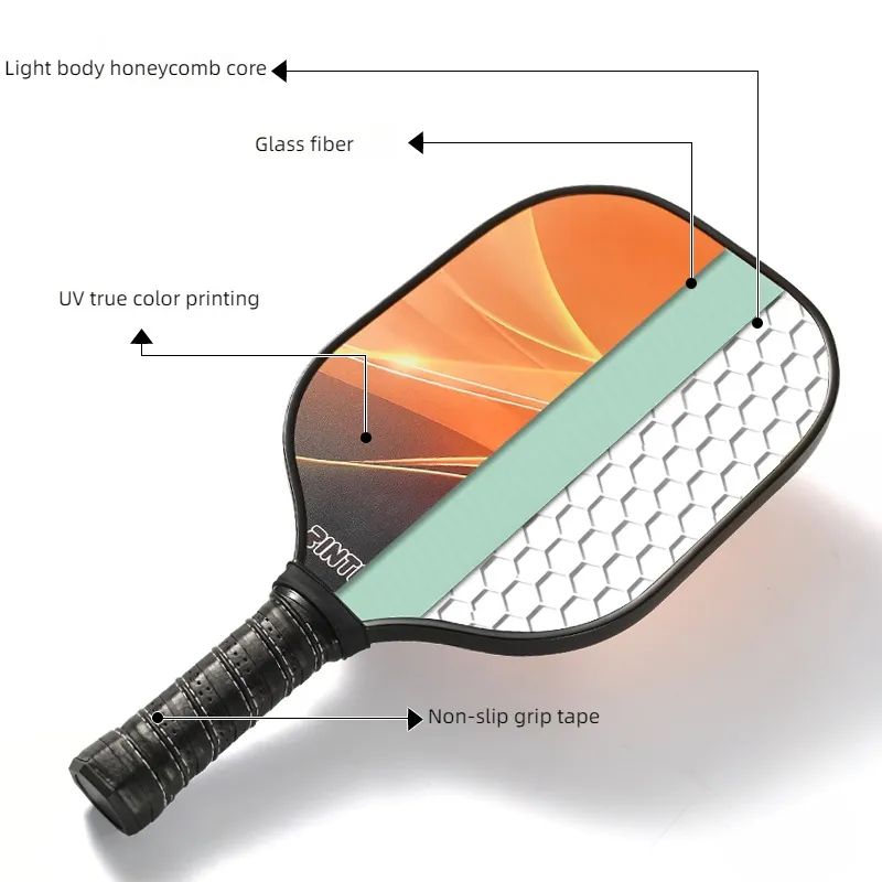 Penjualan terlaris serat kaca kustom pabrik Pickleball dayung kualitas tinggi Thermoforming olahraga Pickleball dayung