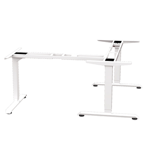Custom L Shape Electric Standing Desks Frame Ergonomic Sit to Stand up <strong>Computer</strong> Desks <strong>Three</strong> Motor Standing <strong>Tables</strong> - Product Image 4