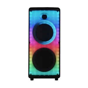 Nuevo diseño, amplificador portátil recargable para exteriores activo, altavoz con carro con micrófono de iluminación LED RGB, potencia de salida de 100W - Product Image 1