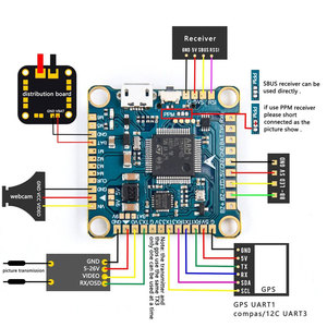 Новый F4 V3S плюс управление полетом OSD 2-6S двухсторонний 3A BEC 9V Pad дизайн Betaflight RC FPV гоночный Дрон Квадрокоптер Полетный контроллер - Product Image 3