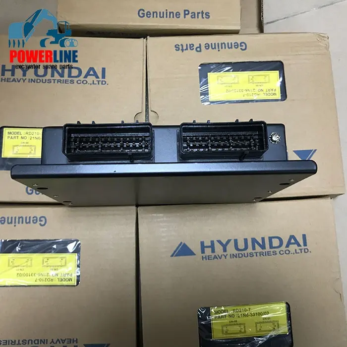 Детали экскаватора, R210-7 R215-7 процессор контроллер MCU машина блока управления 21N6-33100 21N6-33102 21N6-33103 для Hyundai