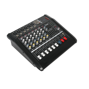 <strong>6</strong> Channel Sound Console Powered <strong>Audio</strong> Mixer <strong>Interface</strong> with Recording System 2 Wireless Microphone - Product Image 4
