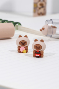 Tẩy hình mèo con dễ thương KUKI, đồ dùng học tập dễ thương kiểu hoạt hình, văn phòng phẩm dễ thương kiểu hoạt hình - Product Image 3