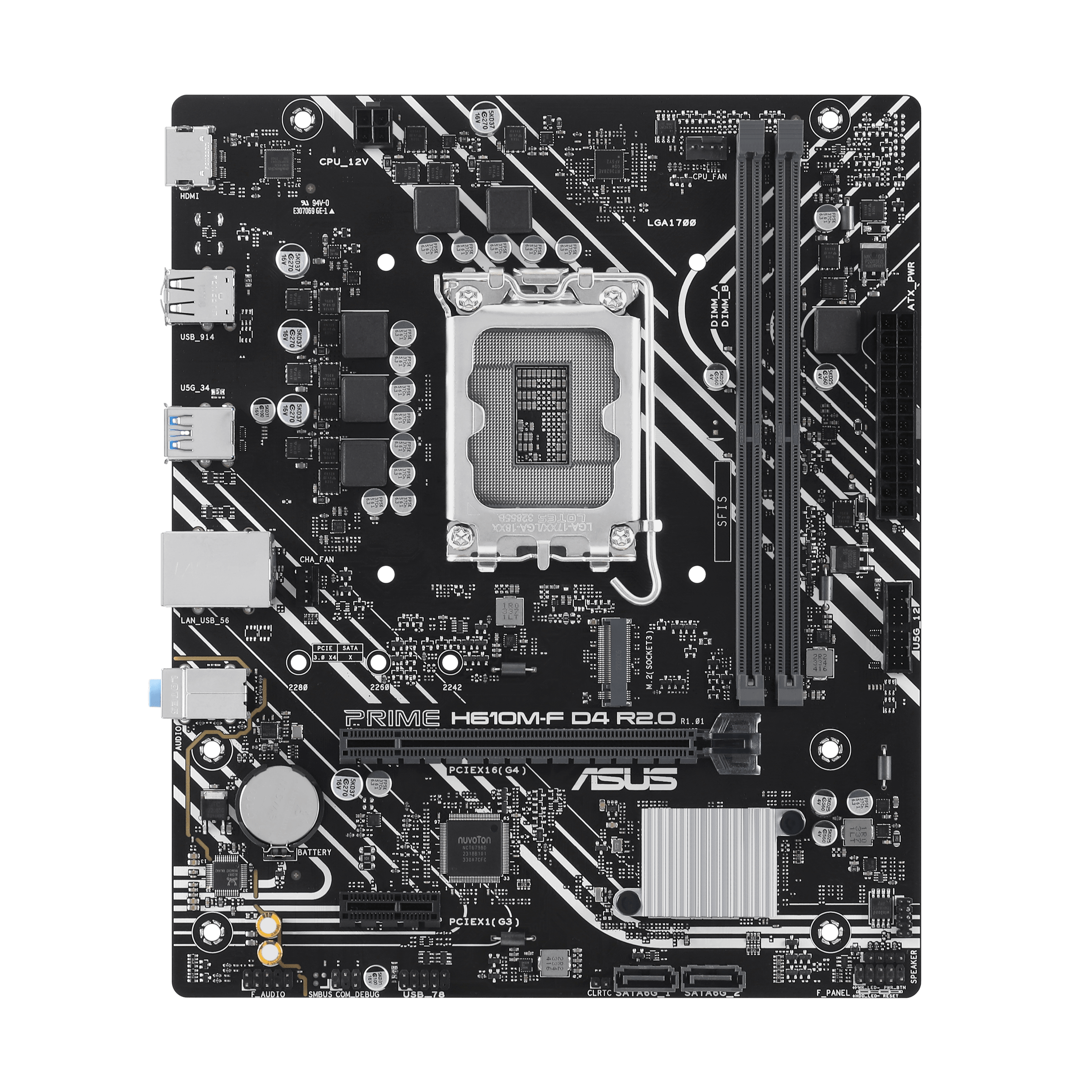 ASUS H610M-F D4