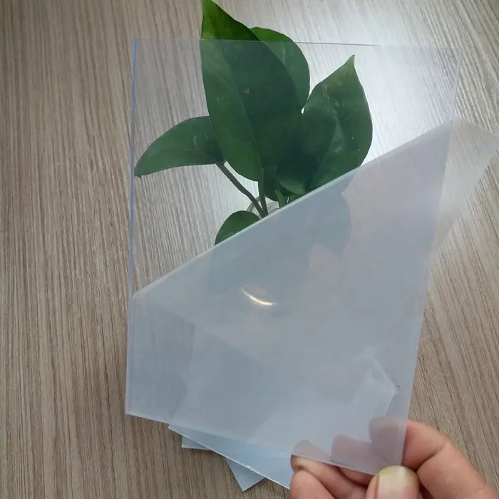 Lámina de acetato transparente, PVC, rígida, delgada, negra, mate