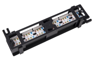LIYUAN 110 UTP Cat5e 12 puertos Dual IDC Panel de parche montado en la pared con Krone y Dual IDC Panel de parche montado en la pared - Product Image 4