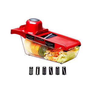 Özel renk Mandoline dilimleyici çok fonksiyonlu sebze kesici 6 in 1 meyve sebze dilimleme - Product Image 3