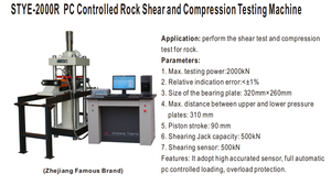 Microcomputer-Controlled Rock Shear and <strong>Compression</strong> <strong>Testing</strong> <strong>Machine</strong> with High <strong>Precision</strong> - Product Image 2
