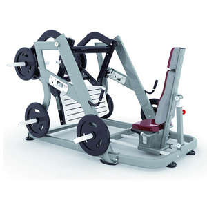ASJ-MS624 2025 ISO Leg Press Commercial Grade Plate Loaded Adjustable Leg Press Machine with Extra Plate Storage - Product Image 1