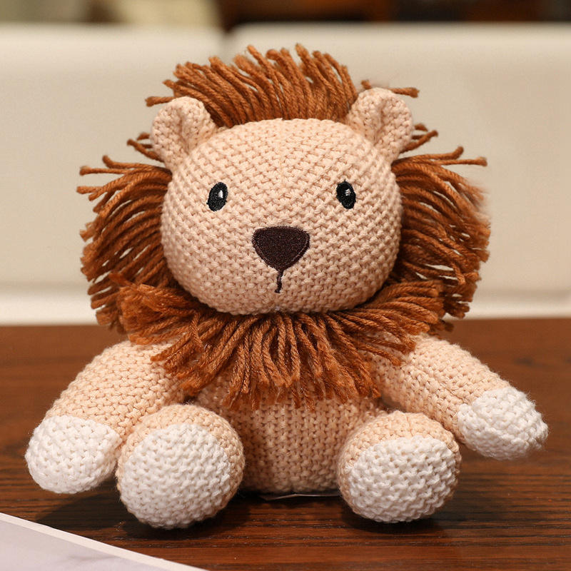 León Sentado de Punto 22cm