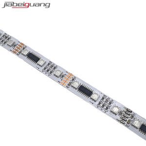 UCS512C4 Dmx512 RGB 24 В 60 светодиодов на метр 12 мм ширина 14,4 Вт/м SPI программируемый адресуемый Pixe Dmx светодиодная волшебная лента - Product Image 1