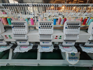 Disen 1208 8 cabeza 12/15 aguja máquina de bordado de ordenador Industrial para ropa sombrero camiseta Impresión logotipo personalizado - Product Image 3