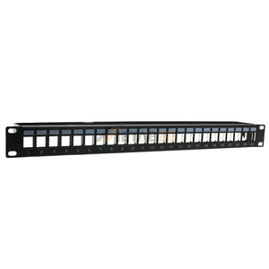 Panel de conexión paso a través del módulo RJ45 CAT5E CAT6