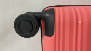 20英寸防撞硬壳拉杆箱360旋转器脚轮前开口拉链行李箱PP旅行包行李箱