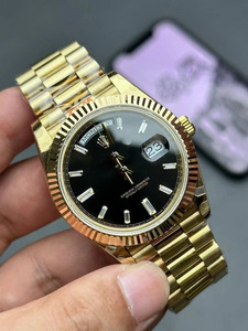 Sang Trọng Superclone Thương Hiệu Nổi Tiếng Phong Cách Tự Động Daydate Đồng Hồ Superlative Chronometer Chứng Nhận Vàng Thép Cho Nam Giới Hộp Quà Tặng - Product Image 2