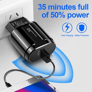 EU Super Fast <strong>Charger</strong> QC 3.0 Usb Phone <strong>Charger</strong> Mobile Multi Phone Wall <strong>Charger</strong> QC3.0 18W US Plug Picture Color 5V 1 X USB 2A FMC - Product Image 5