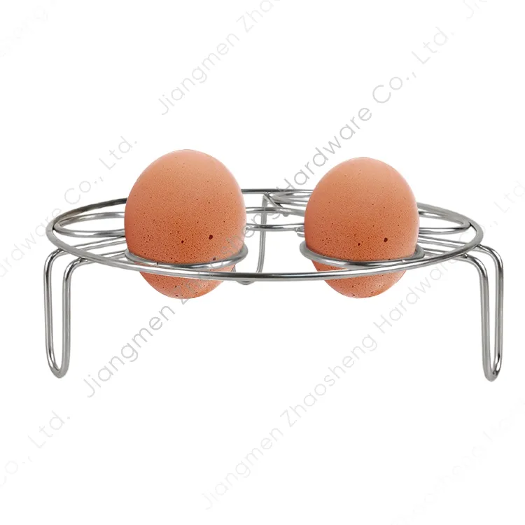Kitchen Tools 6 in 1 Boiled Egg Steam Stand Stainless Steel Egg Steamer Drain Rack for Pot Accessories