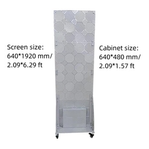 Display del sito di visualizzazione Digital Signage poster con Led interattivi da pavimento mobile