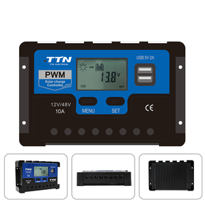 PWM ручной контроллер солнечной зарядки, контроллер солнечной батареи pwm, контроллер солнечной зарядки pwm - Product Image 4