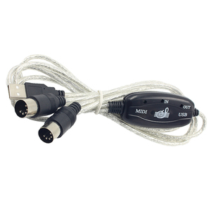 USB ב <span class=keywords><strong>MIDI</strong></span> החוצה ממשק פסנתר מקלדת למחשב נייד Mac מתאם כבל <span class=keywords><strong>MIDI</strong></span> כבל מוסיקה בבית סטודיו